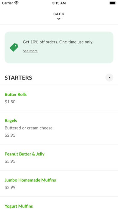 Bayside Milk Farm iPhone screenshot 3 - Food & Drink app