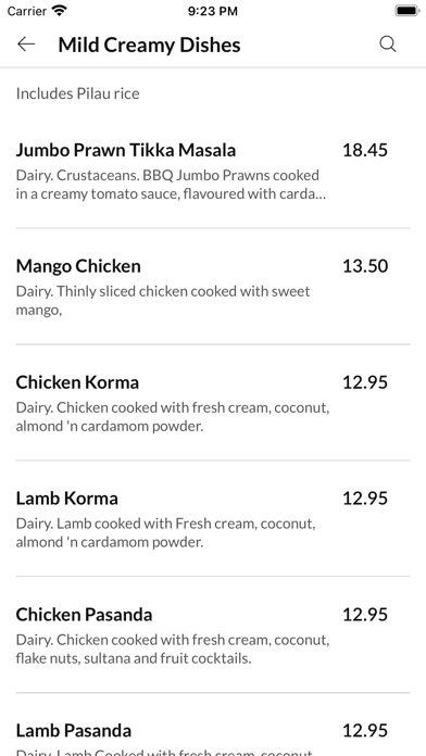 Khazana Indian Restaurant Screenshot