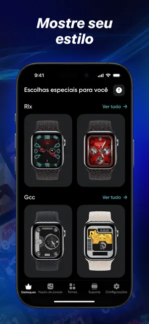 Mostrador Relógio e Widgets iPhone screenshot 3