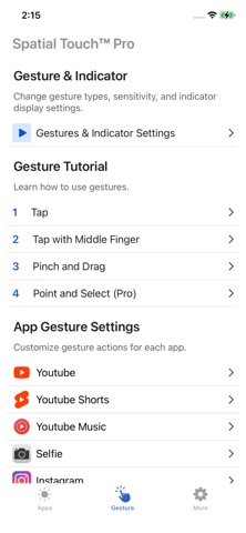 Spatial Touch™ screenshot