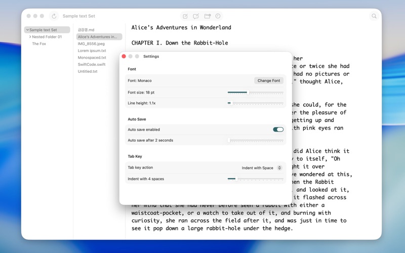Browse Text Files screenshot