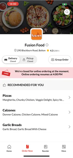 Fusion Food. screenshot 2