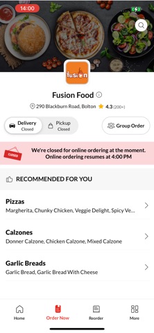 Fusion Food. Screenshot 2 of 4