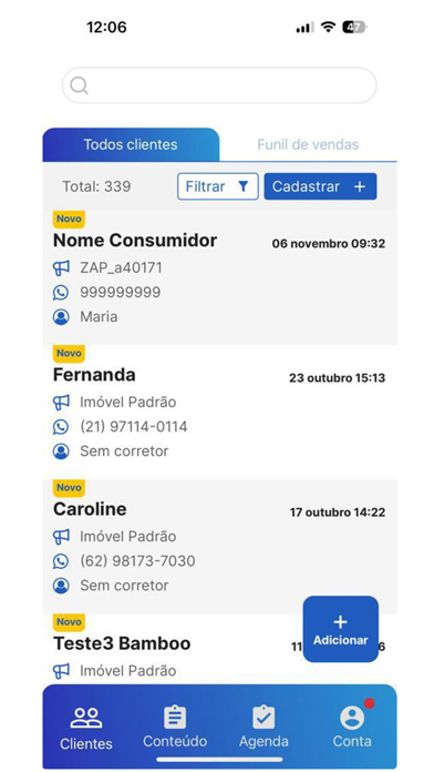Imobilead - Gestão de leads Screenshot
