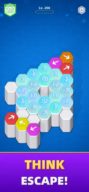Hex Arrow - Color Hexa Away screenshot 2