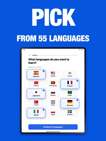 Hyperpolyglot: Learn languages iPad screenshot