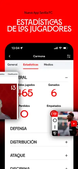 Captura de pantalla de Sevilla FC - App Oficial en iPhone 3