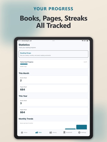 PagePath: Reading Tracker ipad screenshot 4