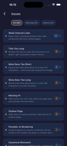 SEOBolt: SEO Site Audit screenshot