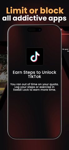 Push Up App Blocker Sweat Lock Screenshot 3 of 5