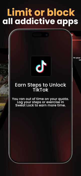 Push Up App Blocker Sweat Lock Screenshot 3 of 5