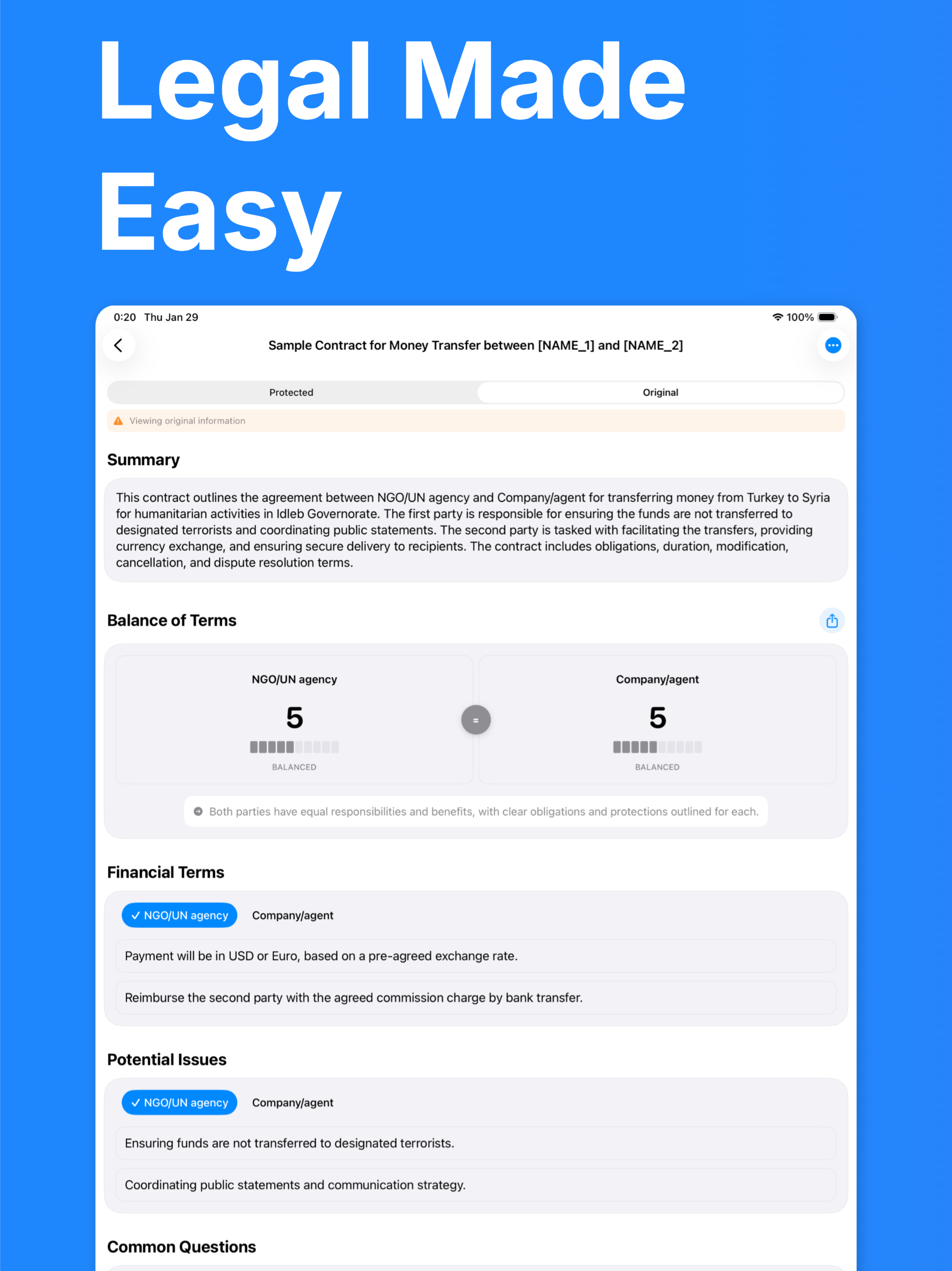 AI Lawyer: legal documents