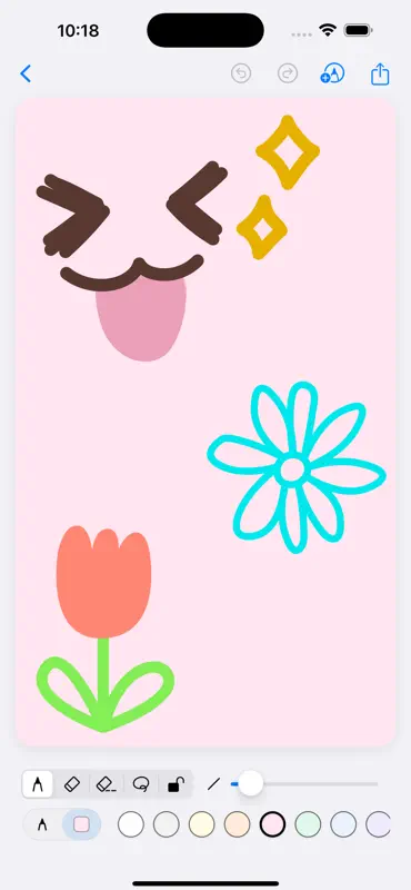 らくがき帳 - お絵かき・手書きメモ screenshot 2 of 4