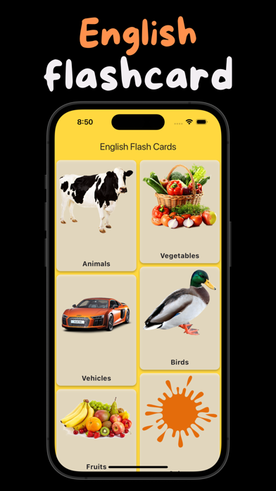 Learn English Flashcards Screenshot
