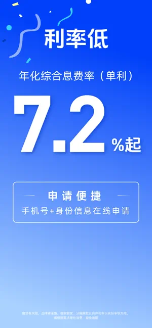 恒小融-信用贷款分期借钱平台 iPhone screenshot 2