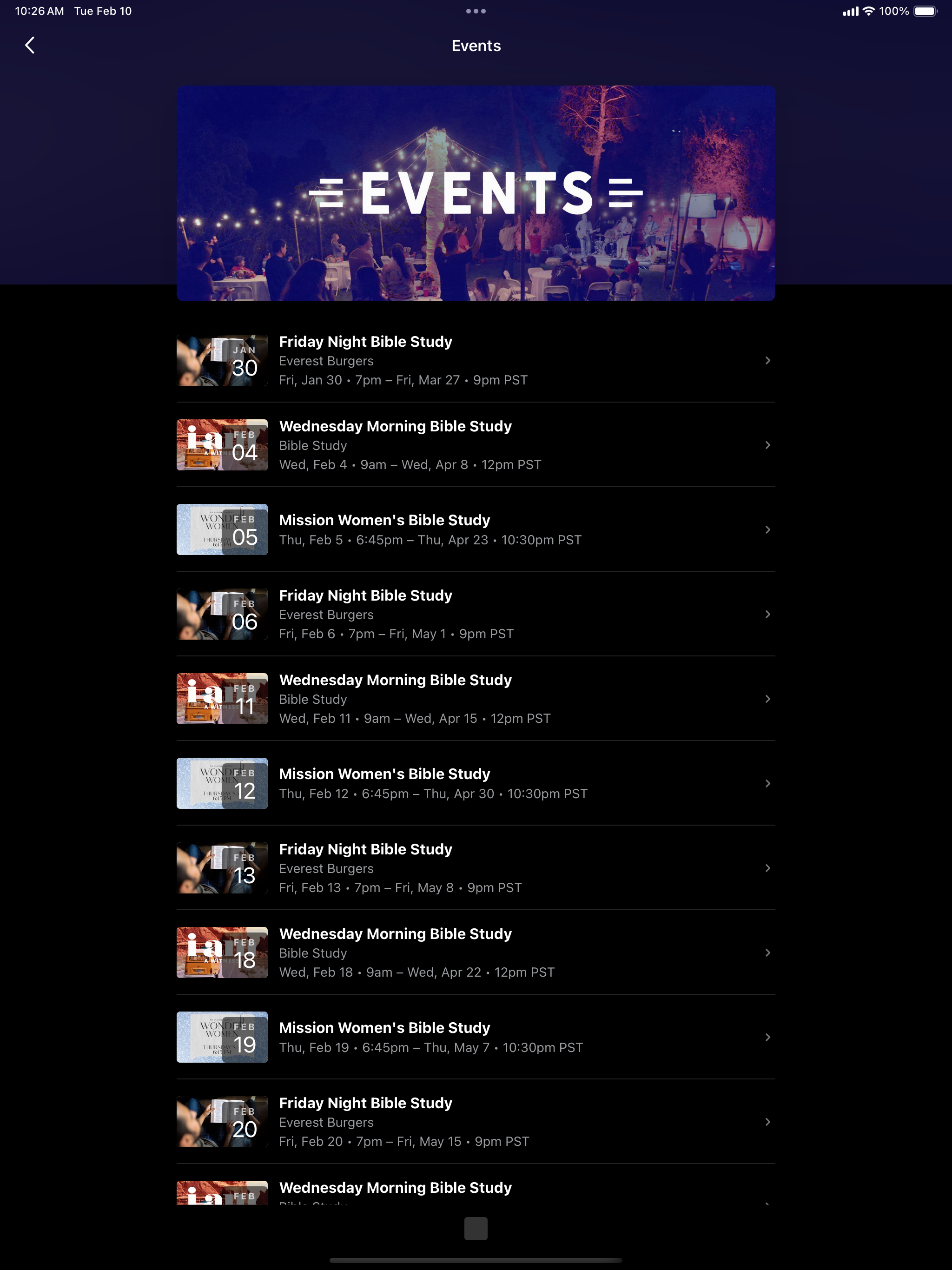 Mission Church App