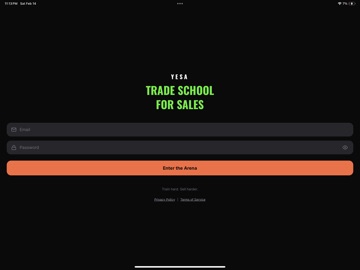 YESA Grad iPad screenshot