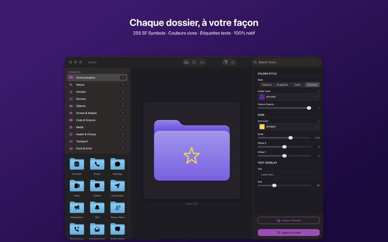 Screenshot #1 pour FolderCustom - Images Gallery