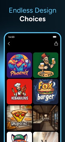 AI Logo Generator - Mark screenshot