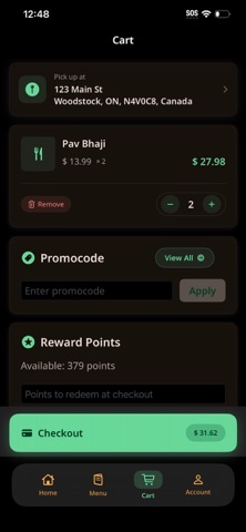 Foodie Restaurant App Screenshot 5 of 6