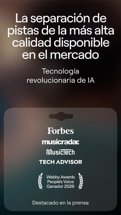 LALAL.AI: Quitar Voz y Música screenshot 4