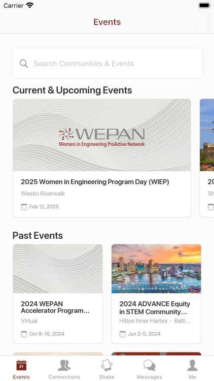 WEPAN Events