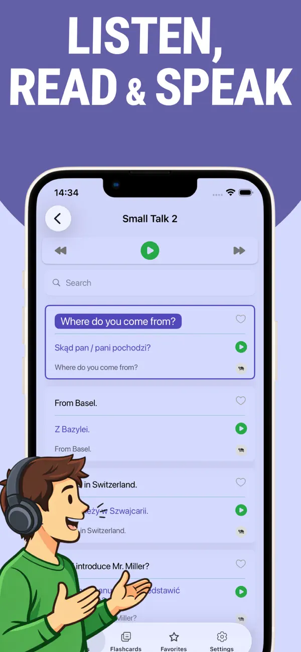 Screenshot #3 pour Learn Polish - Lentil