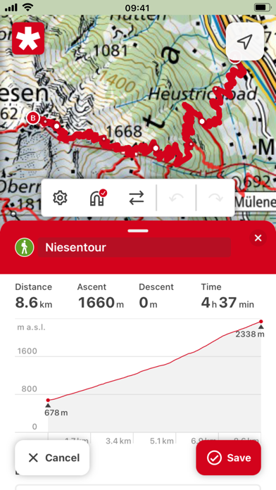 SwitzerlandMobility Screenshot