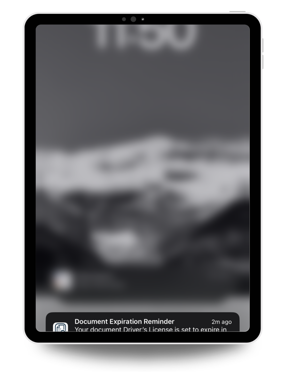Doc Minder iPad screenshot 4 - Productivity app