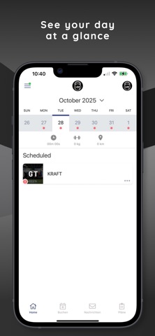 HM Fitness App screenshot