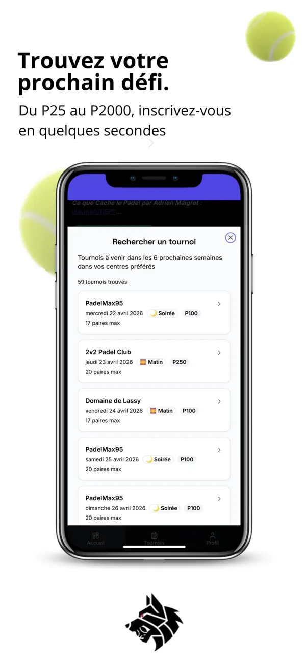 Screenshot #2 pour Alpha Padel Compet