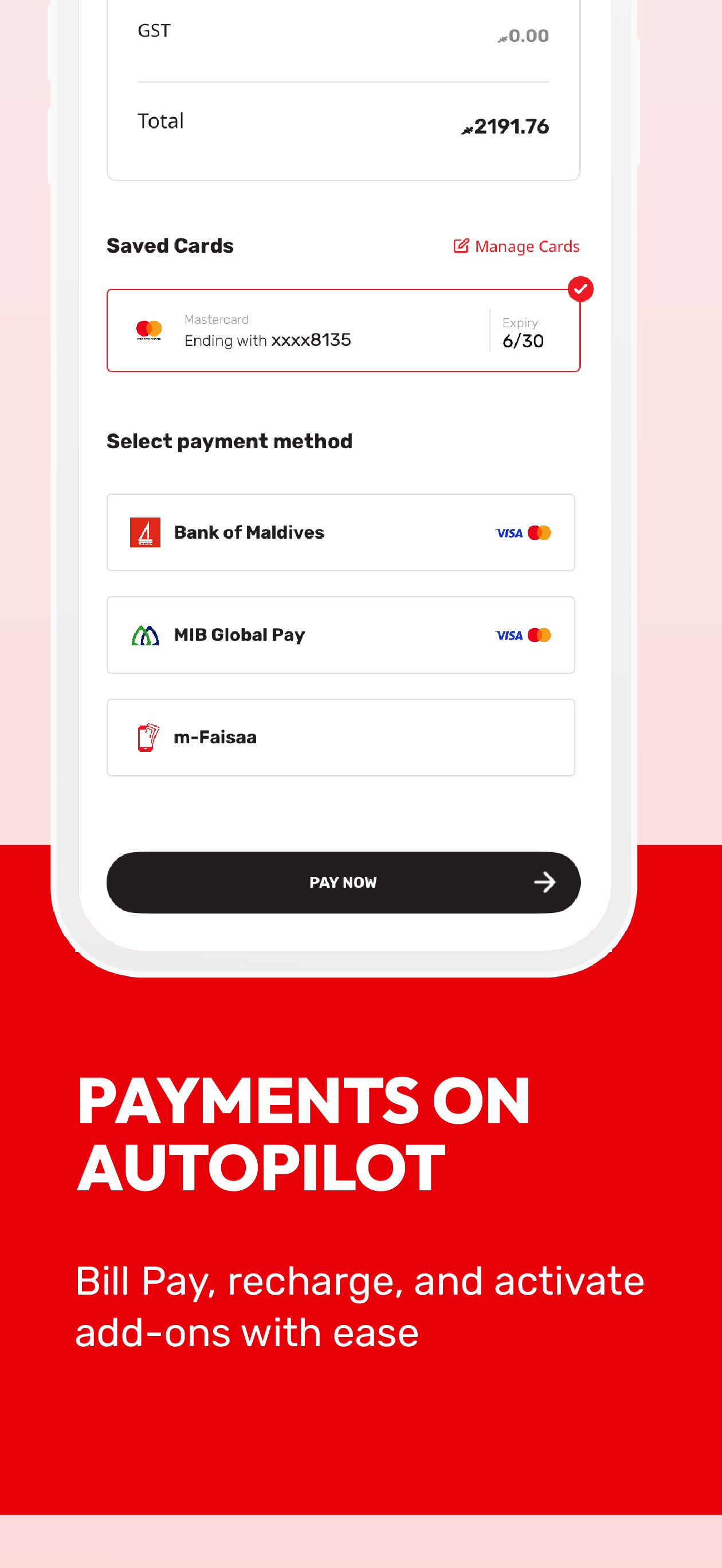 Ooredoo Maldives screenshot 2