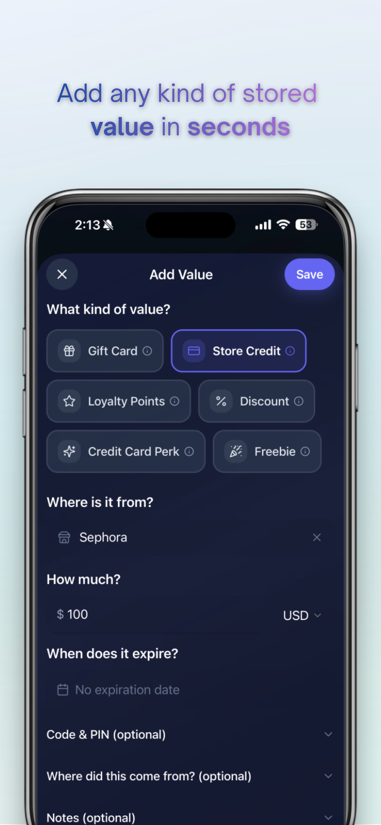 ForgetMeNot: Wallet screenshot 3