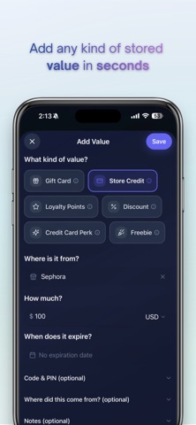 ForgetMeNot: Wallet Screenshot 3 of 7