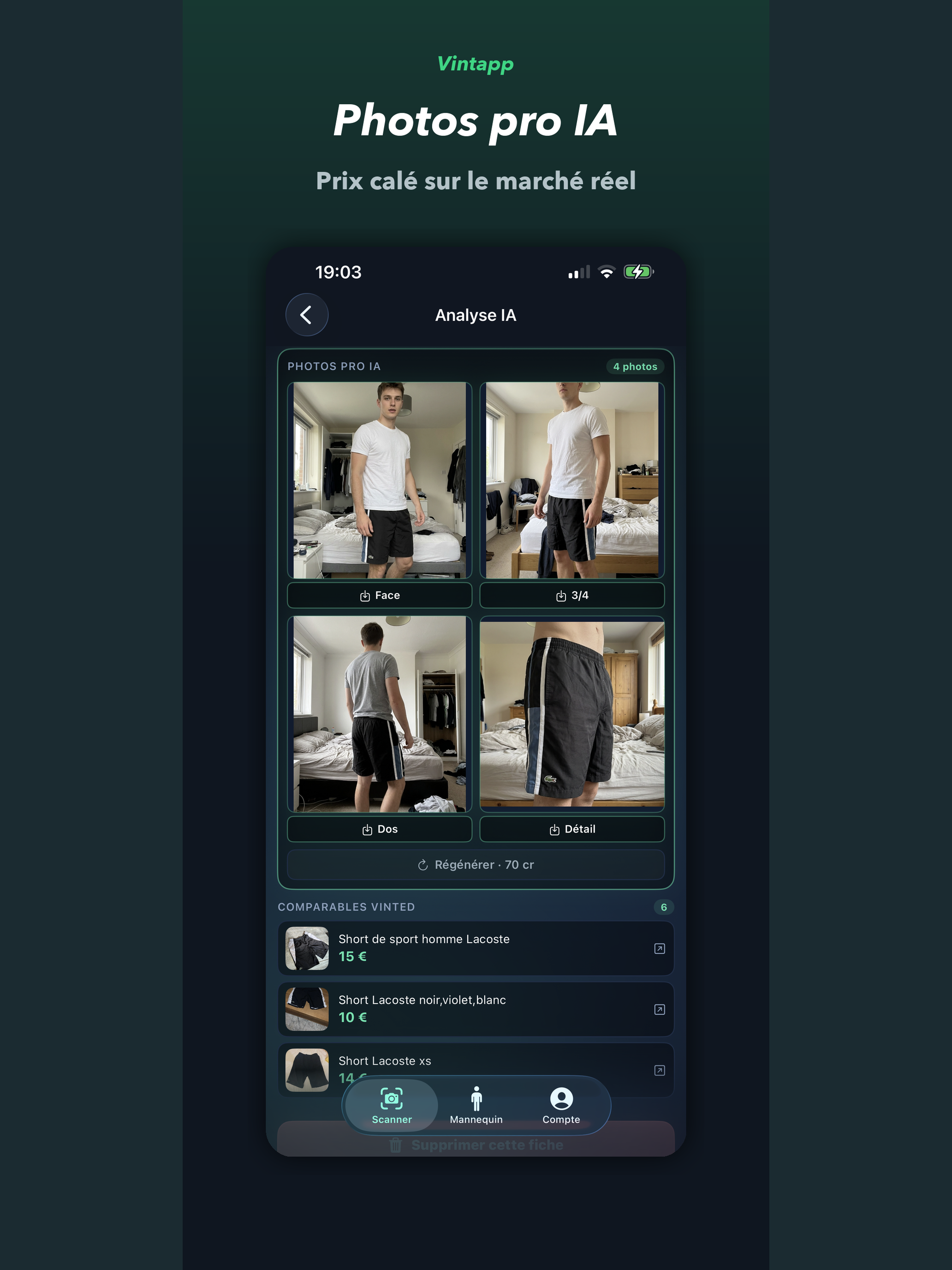Vintapp: Annonce Vinted IA