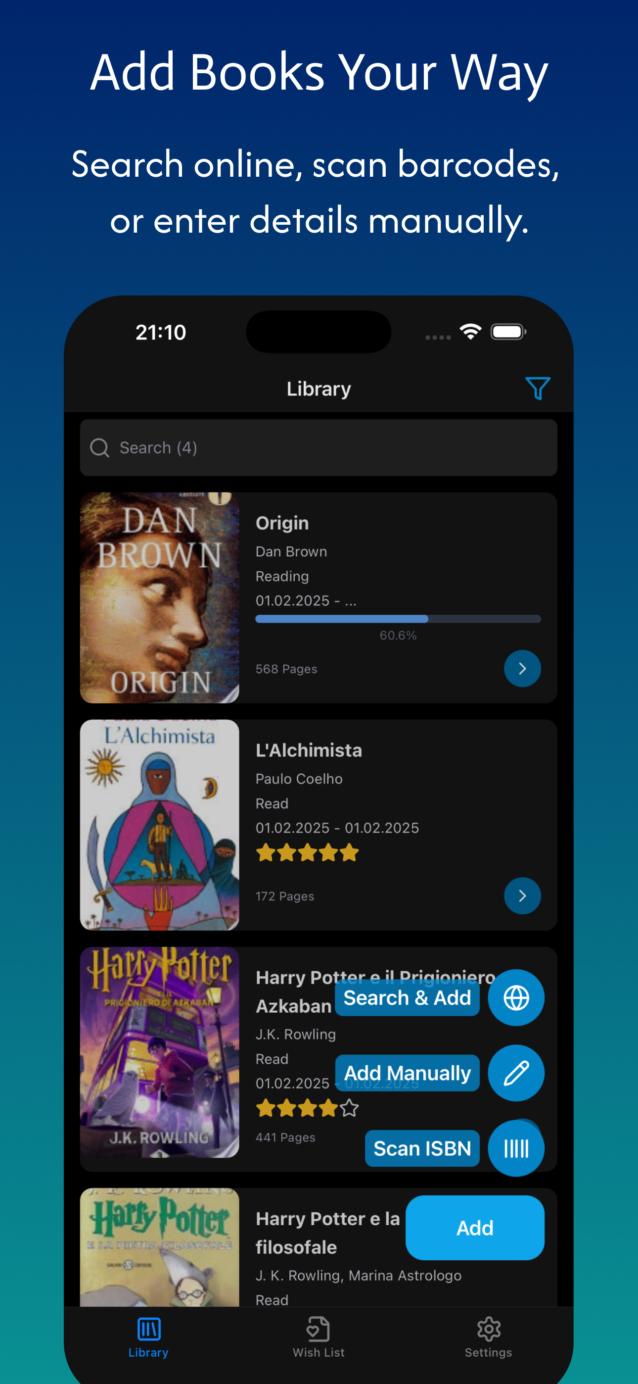 Bookito - Track your books screenshot 3