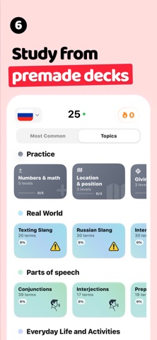 Lernlang: most common words Screenshot 8 of 9