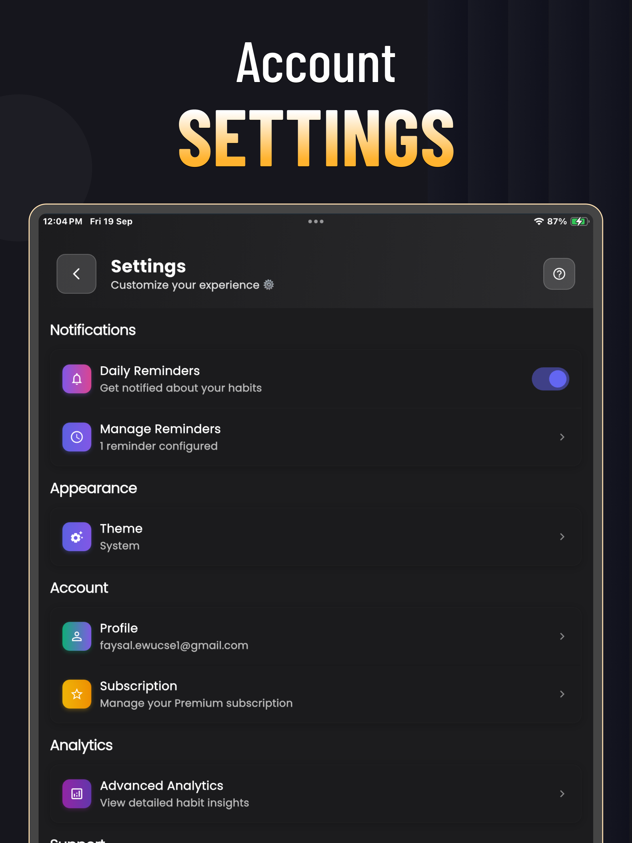 DailyHabitz screenshot 21