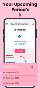 Ovulation: Period Calculator screenshot