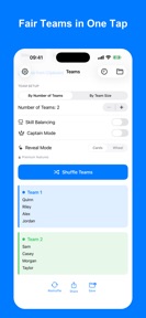 Random Team Generator - Splitr screenshot