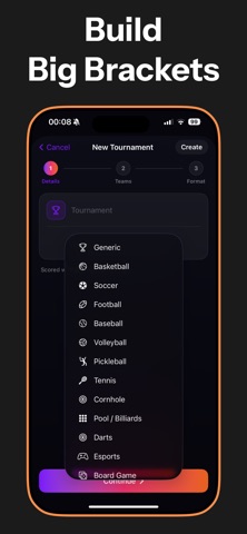 Bracket Maker Tournaments Screenshot 2 of 4