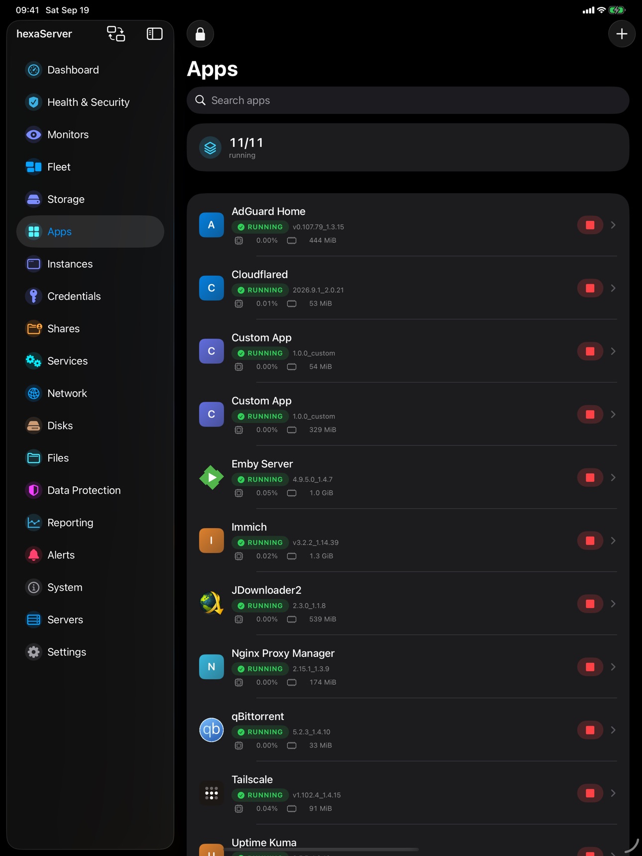 Screenshot 9 of Bosun: NAS Control Panel