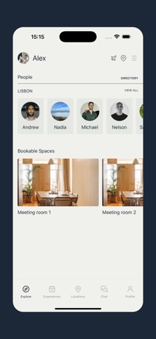 Members Club Boardroom iPhone screenshot