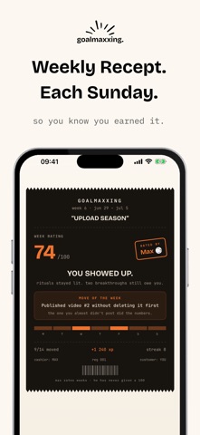 goalmaxxing: AI Goal Coach screenshot