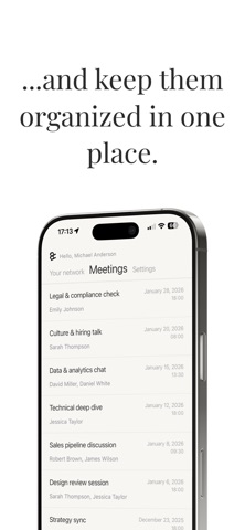 Relativa: Contacts & Meetings screenshot