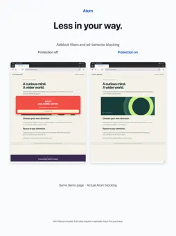 Atom Browser: Adblock, Scripts screenshot 13