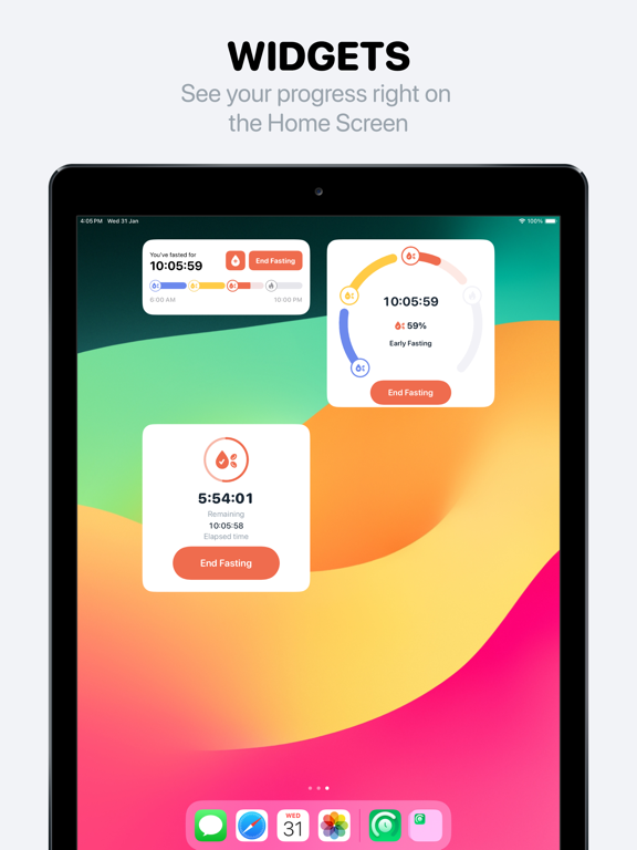 Easy Fast Tracker－FastMinder iPad screenshot 4 - Health & Fitness app