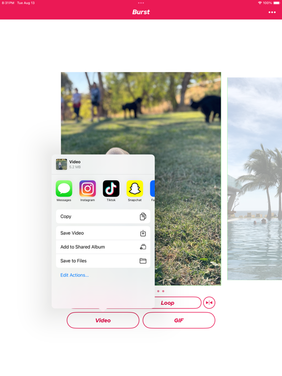 Screenshot #6 pour The Burst App