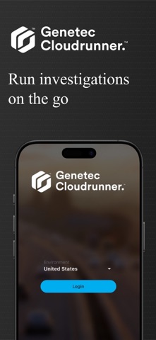 Genetec Cloudrunner iPhone screenshot