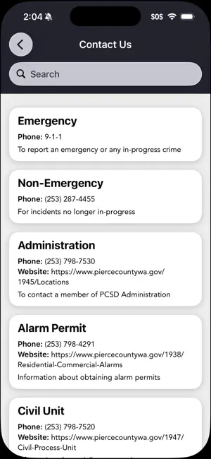 Pierce Co Sheriff’s Office screenshot 2